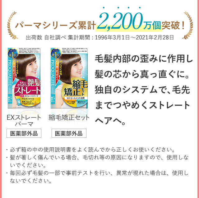 パーマシリーズ累計2,200万個突破！