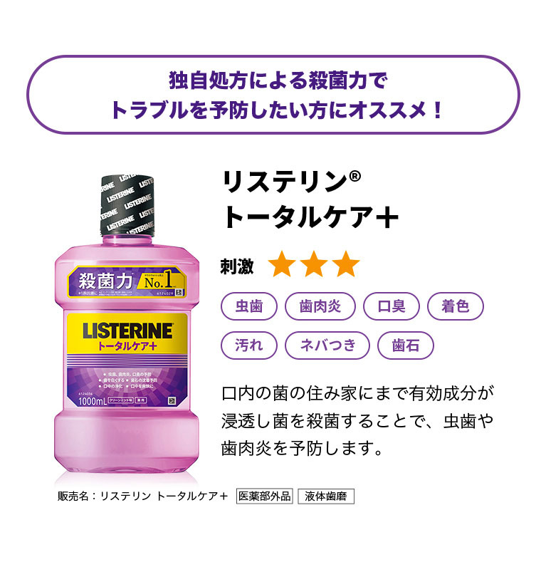 独自処方による殺菌力でトラブルを予防したい方にオススメ！