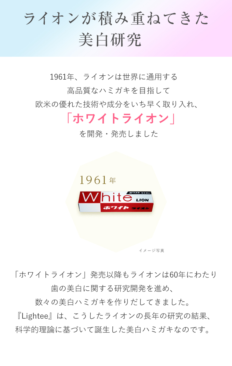 ライオンが積み重ねてきた美白研究