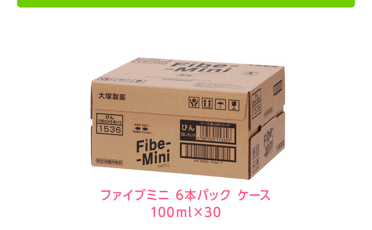 ファイブミニ6本パック ケース　100ml×30