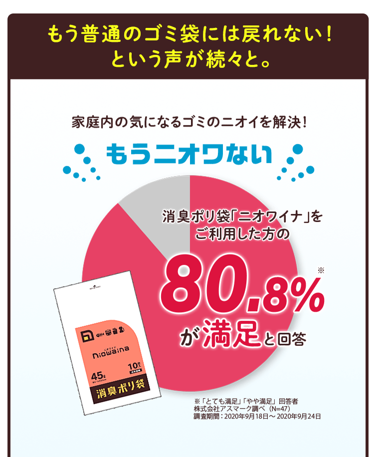 もう普通のゴミ袋には戻れない！という声が続々と。
