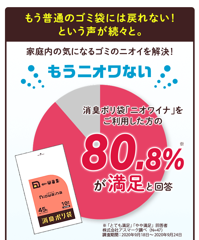 もう普通のゴミ袋には戻れない！という声が続々と。