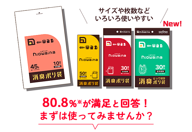 80.8％が満足と回答！まずは使ってみませんか？