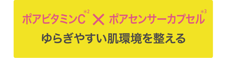 ポアビタミン×ポアセンサーカプセル