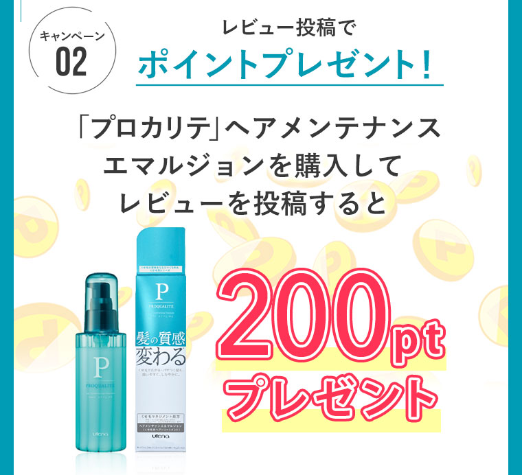 レビュー投稿でポイントプレゼント！