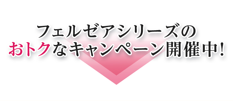 フェルゼアシリーズのおトクなキャンペーン開催中！