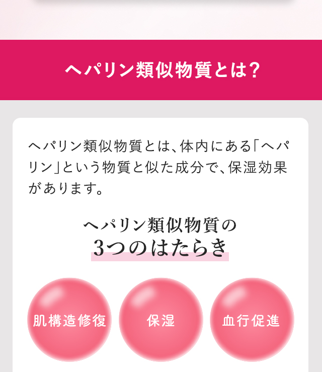 ヘパリン類似物質とは？ヘパリン類似物質の3つのはたらき