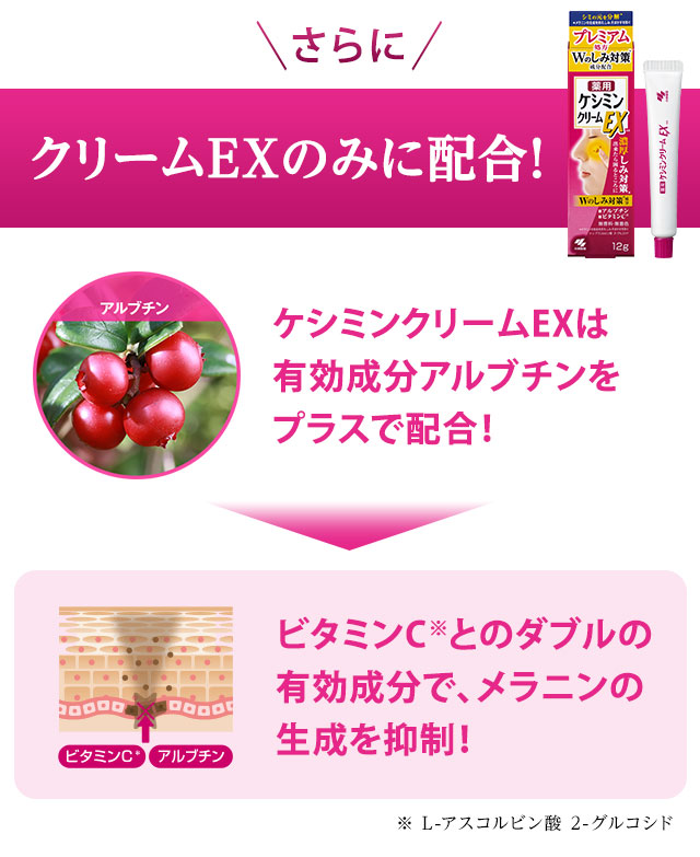 クリームEXのみに配合！
