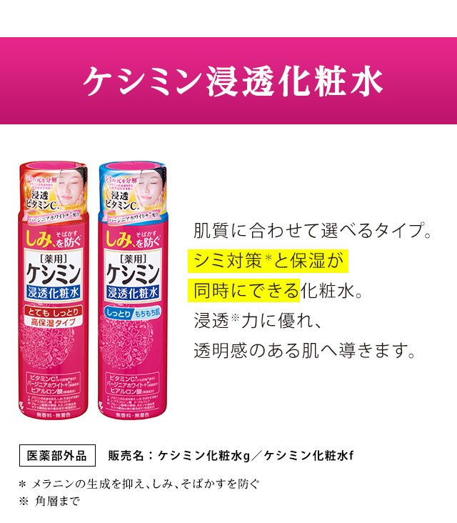 ケシミン浸透化粧水