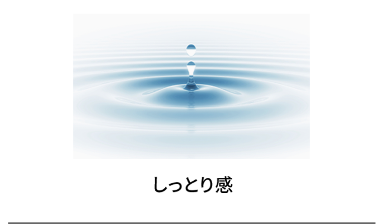 しっとり感