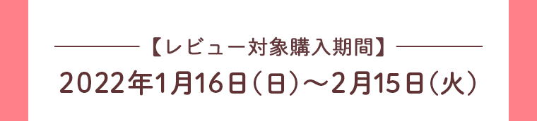 【レビュー対象購入期間】