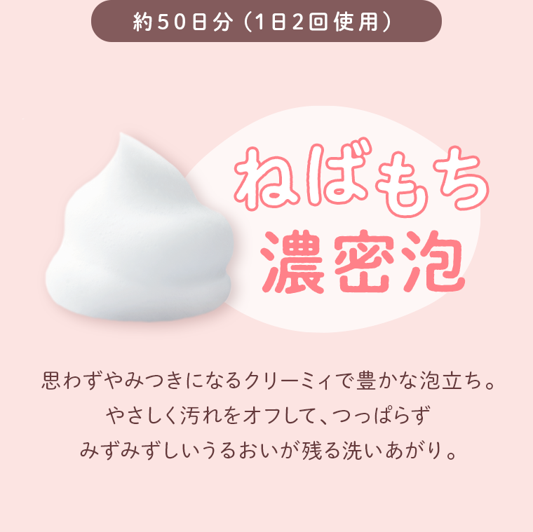 ねばもち濃密泡