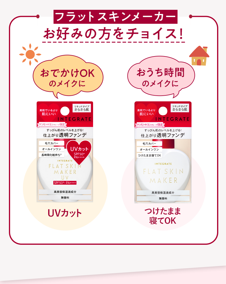 フラットスキンメーカー お好み方をチョイス！