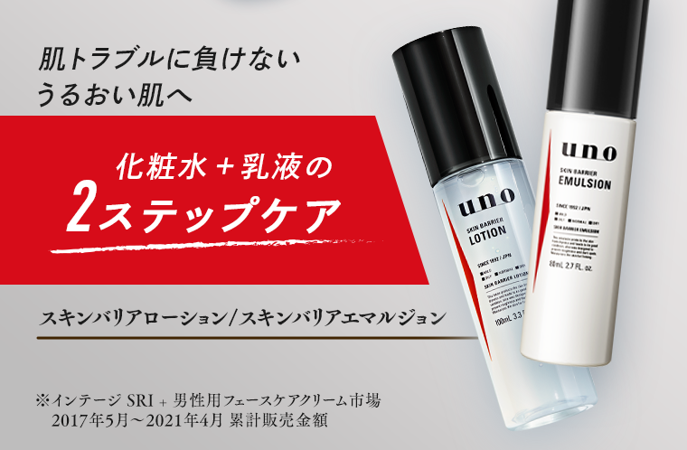 化粧水＋乳液の２ステップケア
