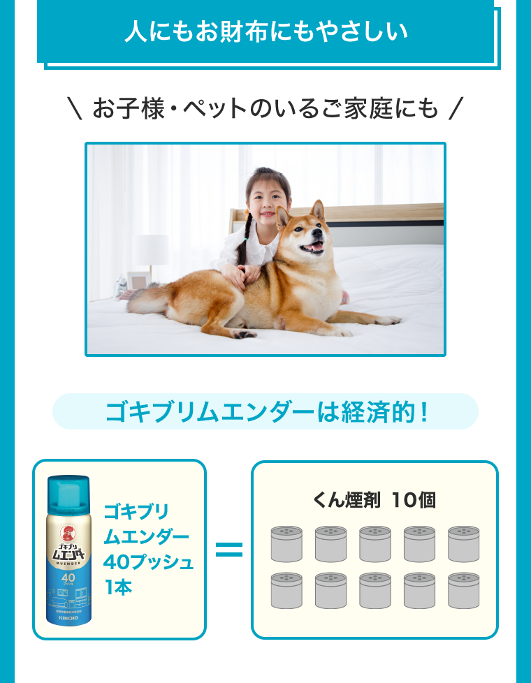 人にもお財布にもやさしい