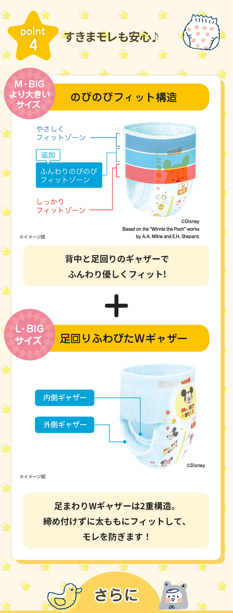 すきまモレも安心