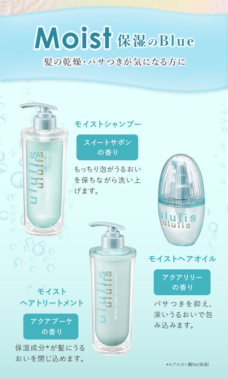 Moist 保湿のBlue