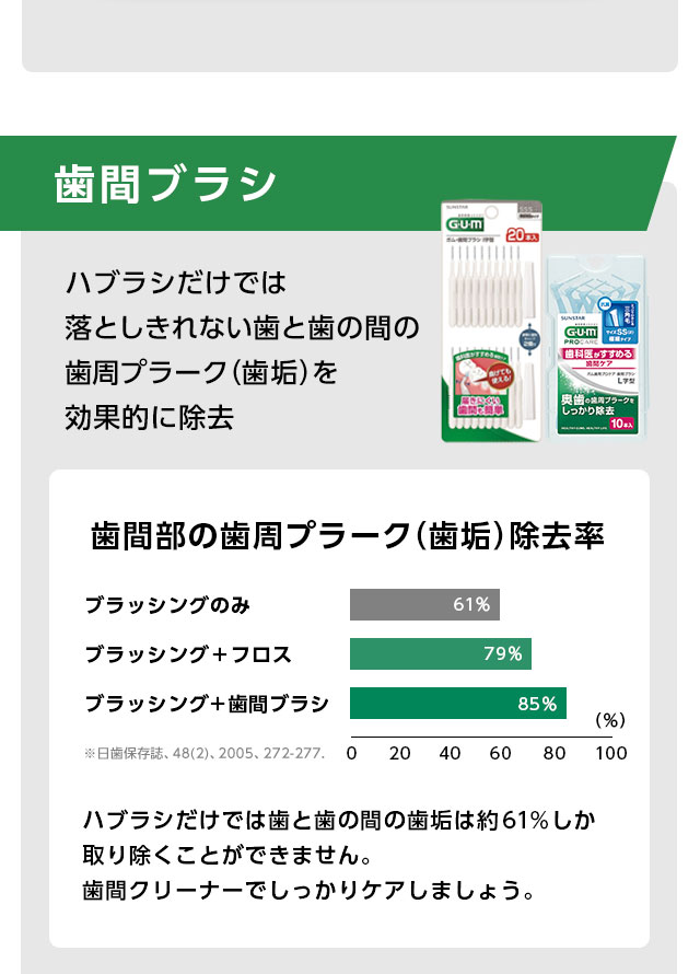 歯間ブラシ