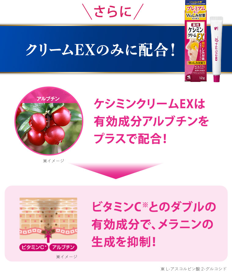 さらにクリームEXのみに配合！