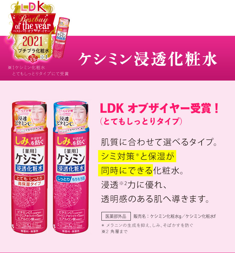 ケシミン浸透化粧水
