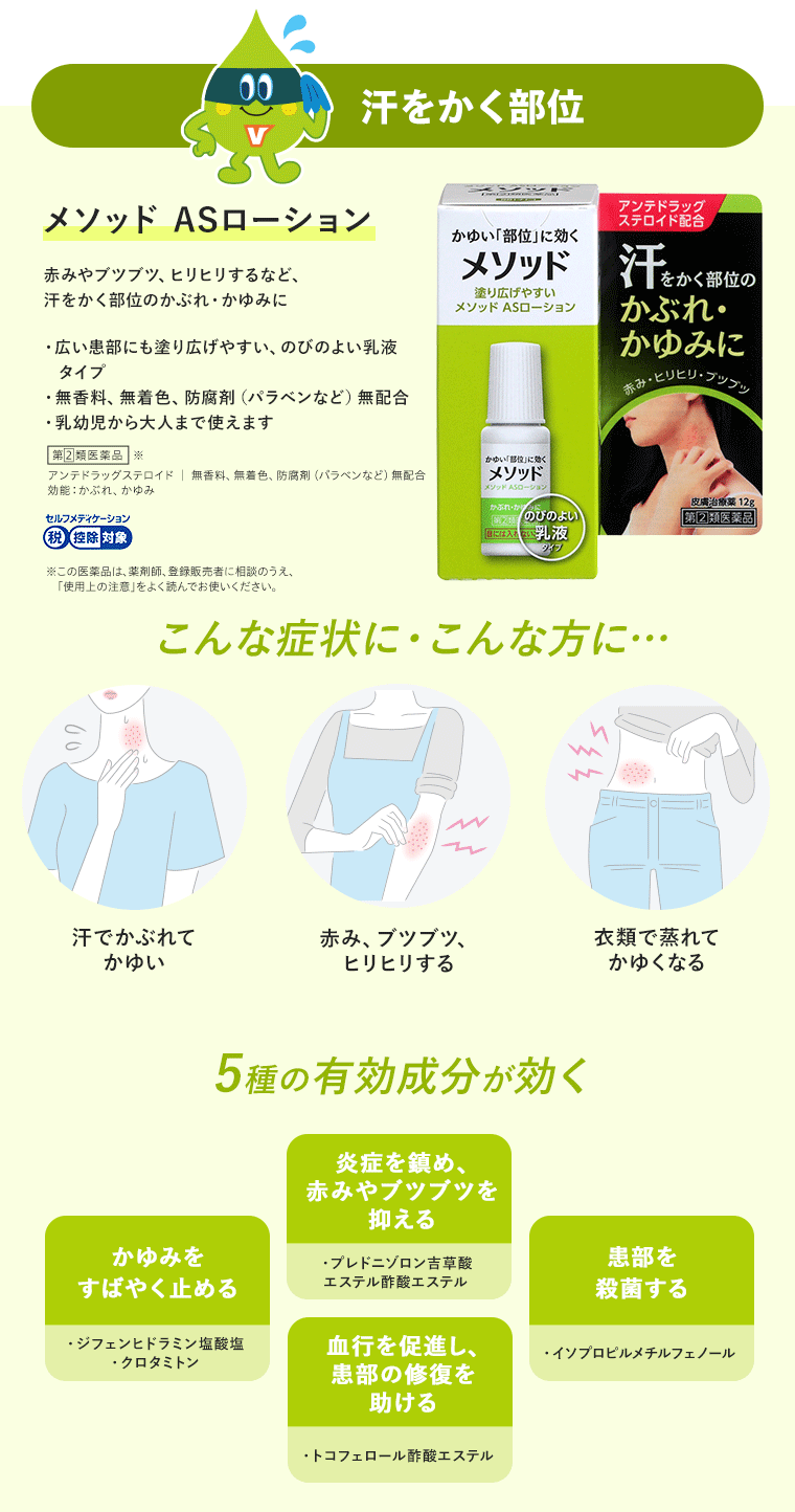 メソッド ASローション詳細