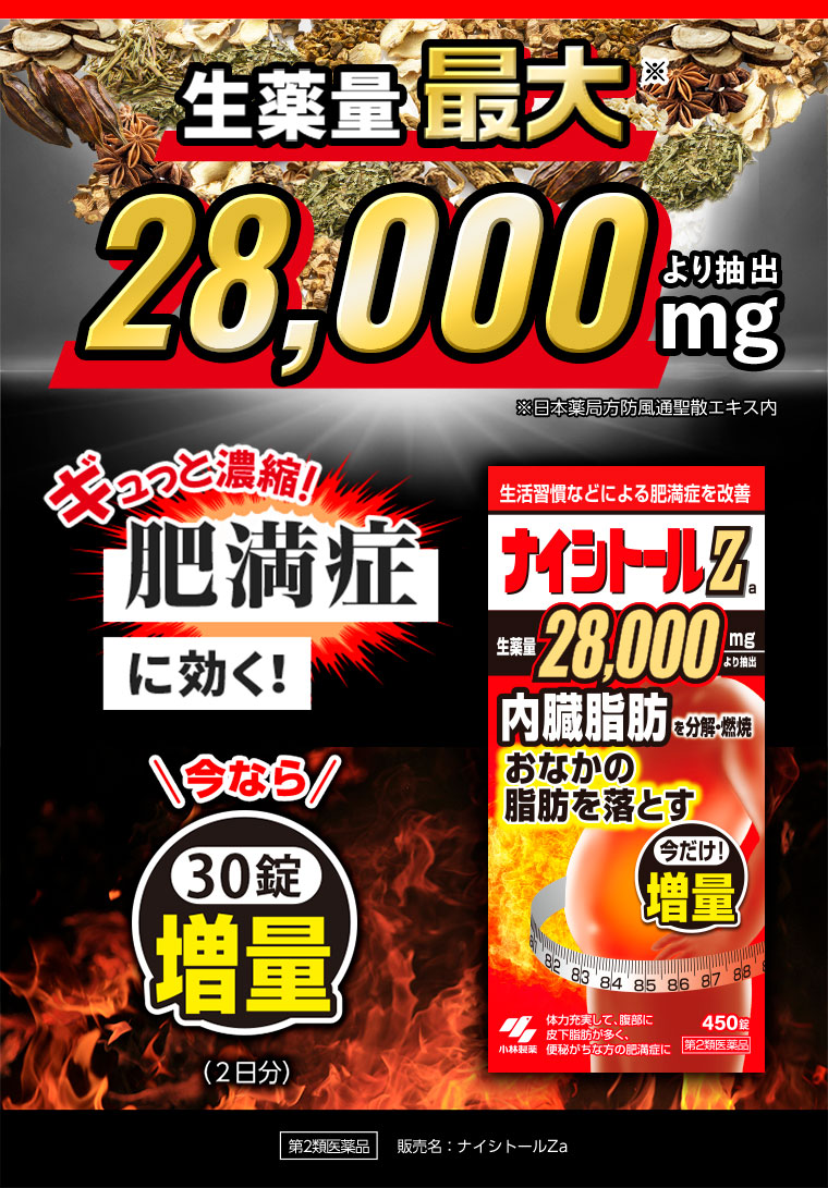 生薬量 最大28,000mg