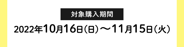 対象購入期間