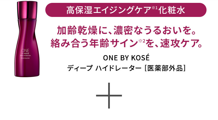 高品質エイジングケア化粧水