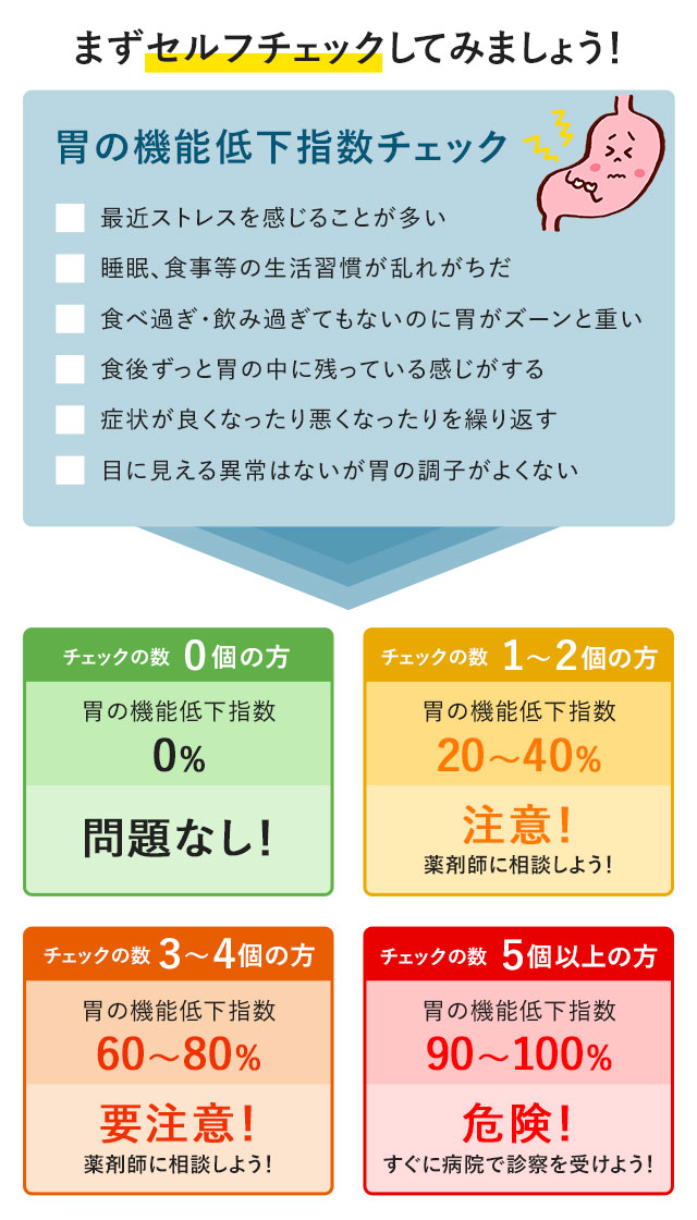 まずセルフチェックしてみましょう！