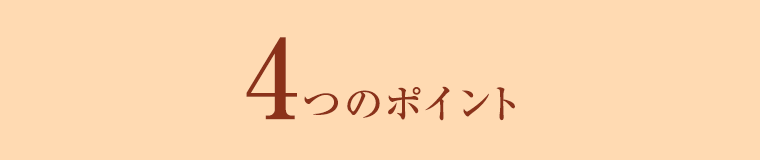 4つのポイント