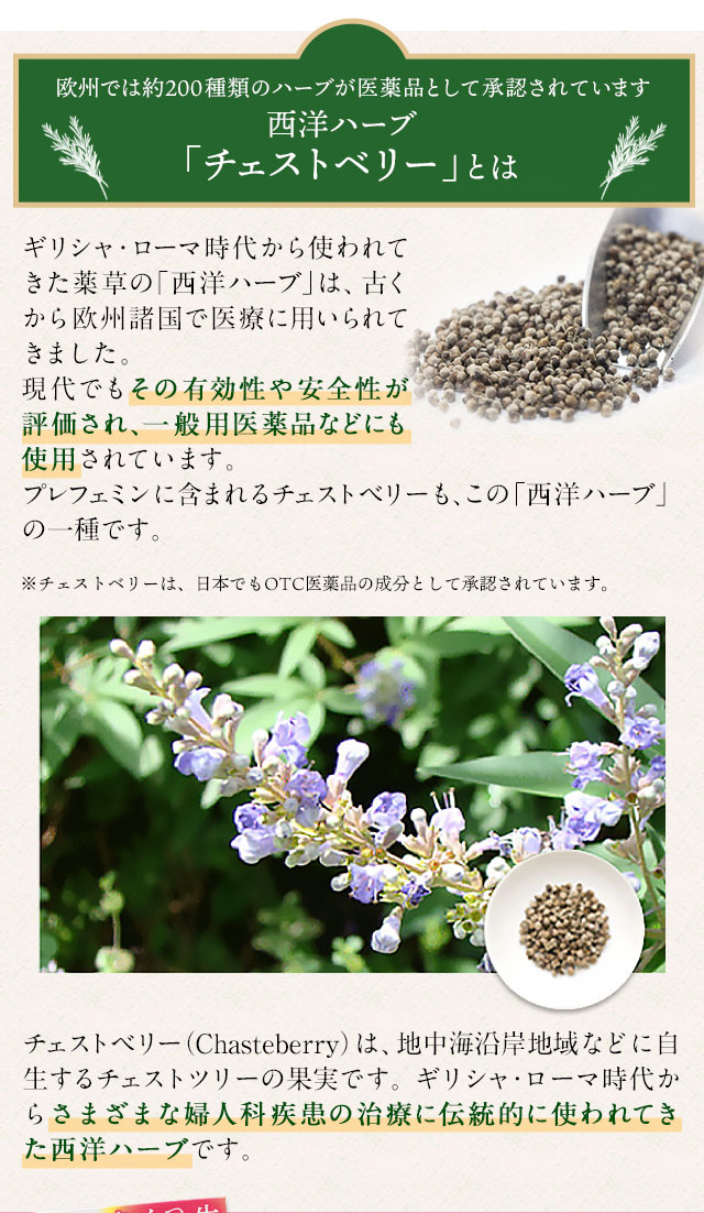 西洋ハーブ「チェストベリー」とは