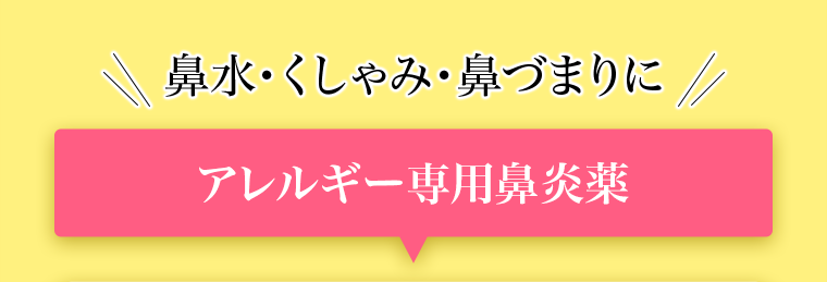 アレルギー専用鼻炎薬