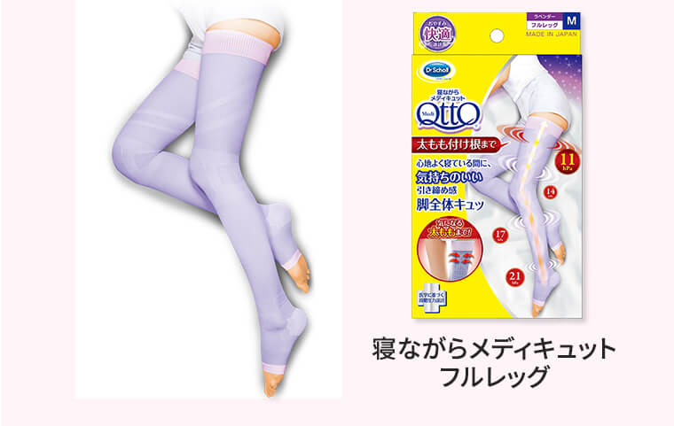 寝ながらメディキュットフルレッグ