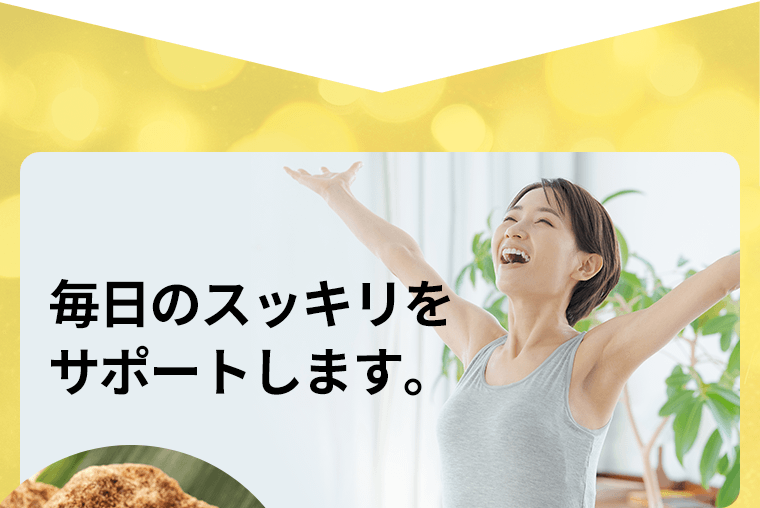 毎日のスッキリをサポートします。