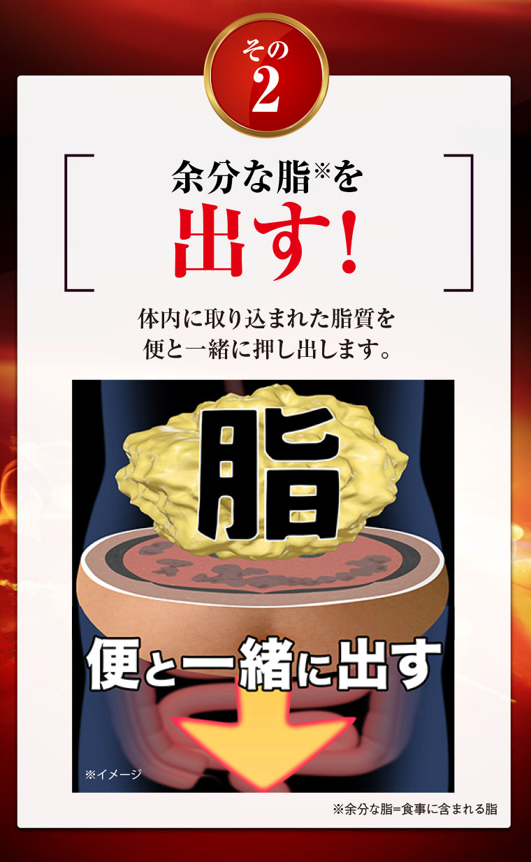 余計な脂を出す！