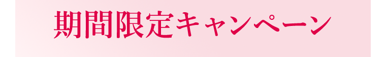 期間限定キャンペーン