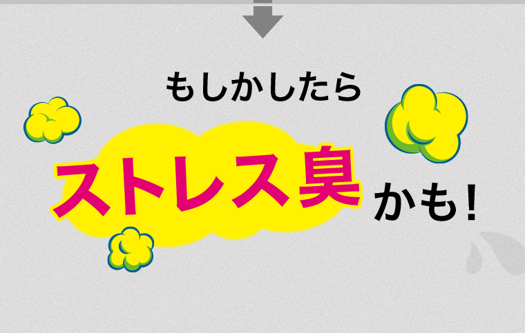 もしかしたらストレス臭かも!