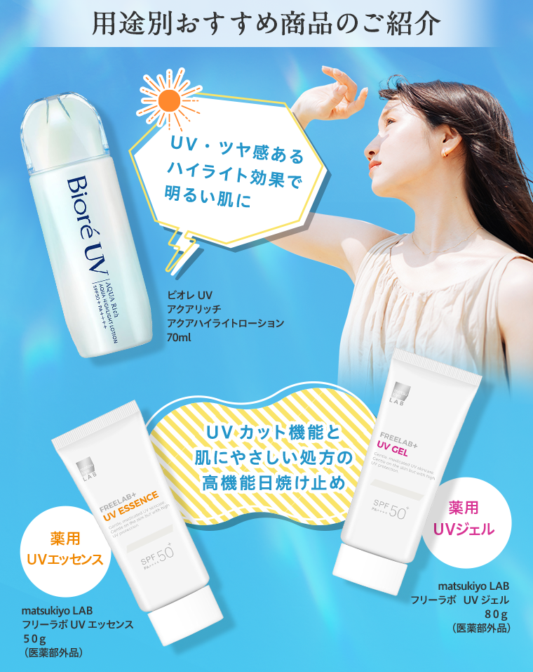 用途別おすすめ商品のご紹介