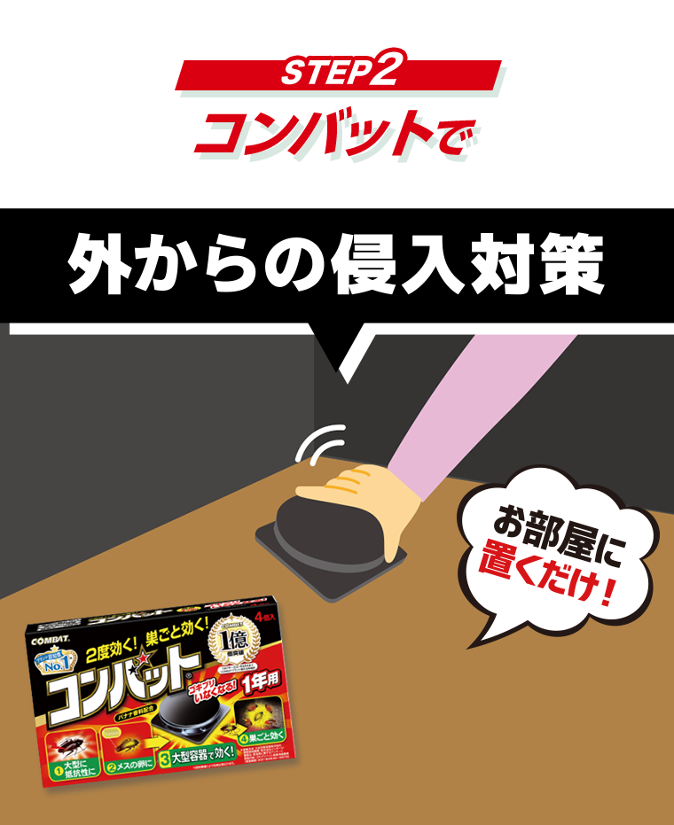 STEP2 コンバットで外からの侵入対策