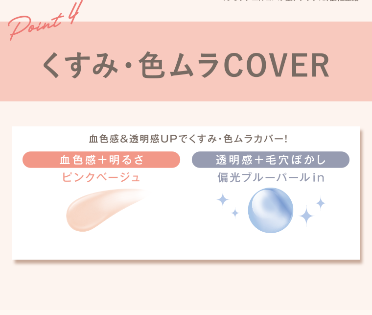 Point4 くすみ・色ムラCOVER