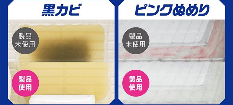 黒カビ｜ピンクぬめり