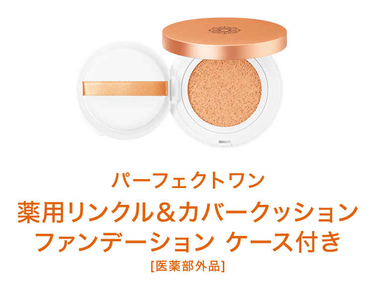 パーフェクトワン 薬用リンクル&カバークッション ファンデーションケース付き