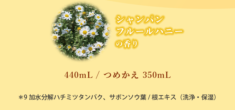 シャンパンフルールハニーの香り 440mL / つめかえ 350mL