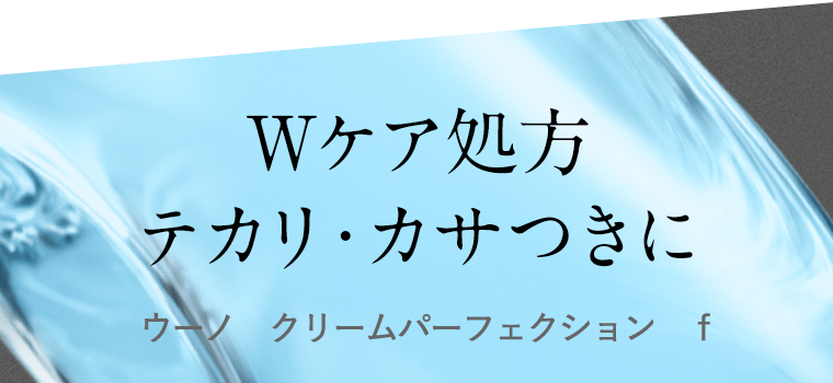 Wケア処方　テカリ・カサつきに　ウーノ　クリームパーフェクション　ｆ
