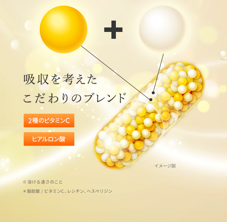 吸収を考えたこだわりのブレンド