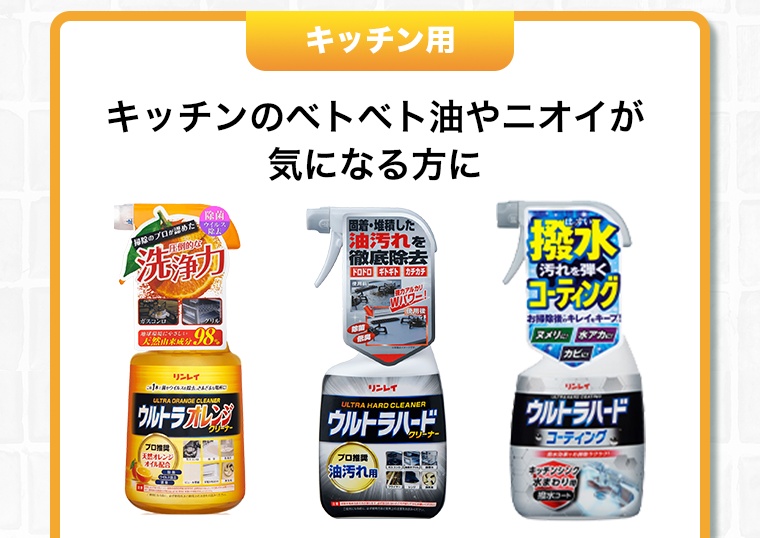 キッチン用 キッチンのベトベト油やニオイが 気になる方に