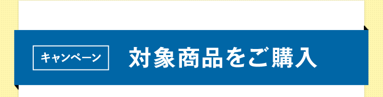 キャンペーン 対象商品をご購入