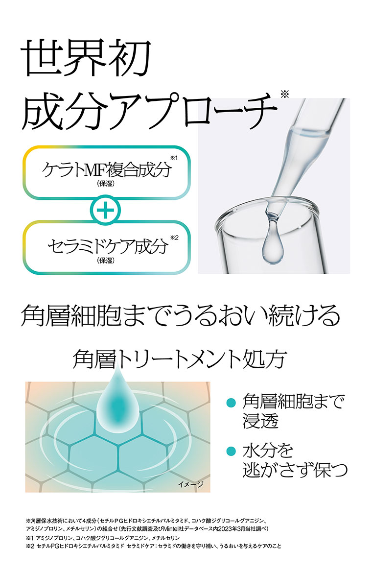 世界初成分アプローチ