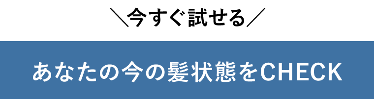 今すぐ試せる　あなたの今の髪状態をCHECK