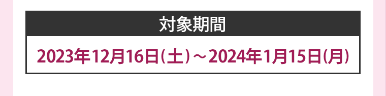 対象期間